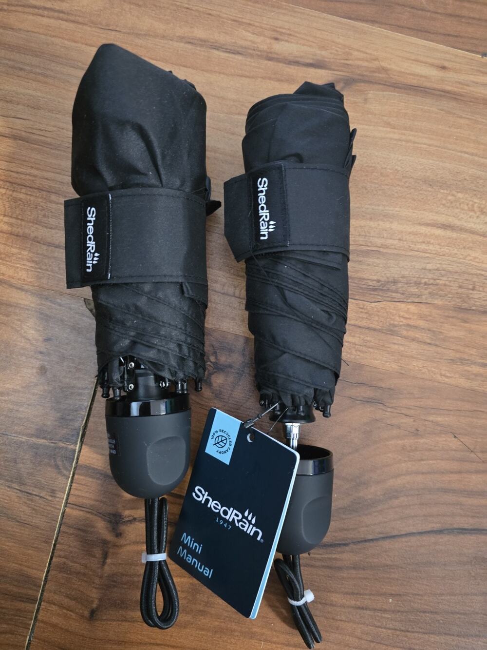2 ShedRain Mini Manual umbrella Black S33